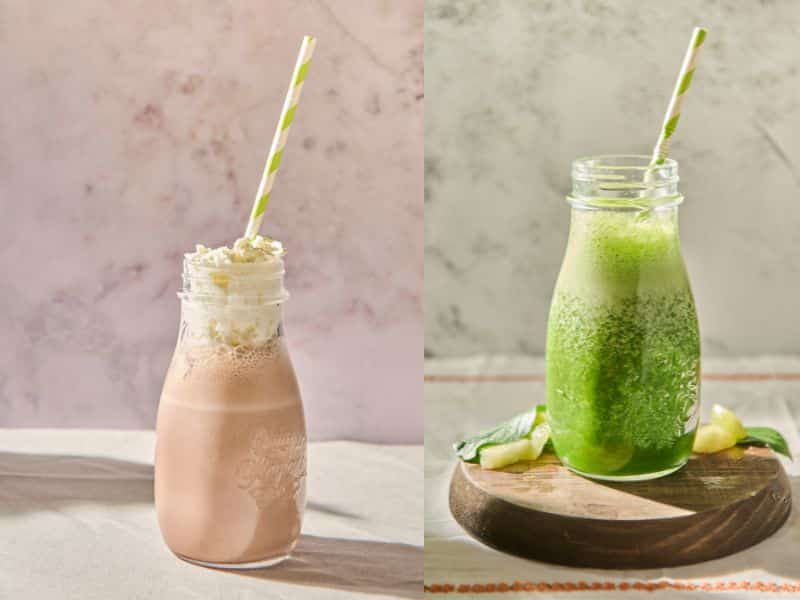 diferencia smoothie milkshake Milkshake: ¿Qué es y en qué se diferencia de un smoothie o un frappé?
