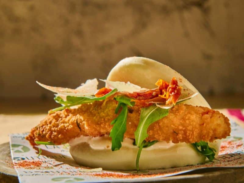 cómo preparar bao de pollo