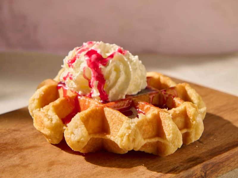 receta para preparar masa de gofres